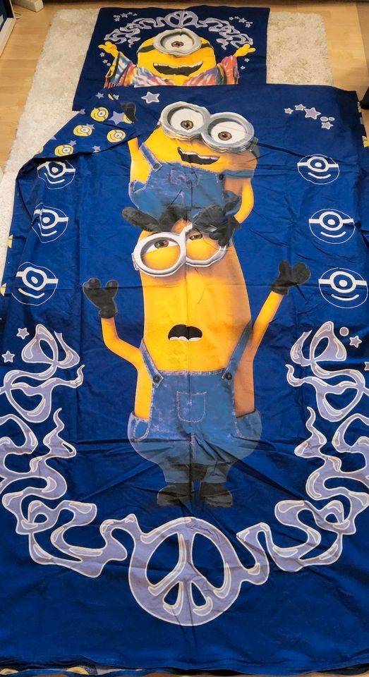 Kinderbettwäsche 135×200cm Minions in Ammerndorf