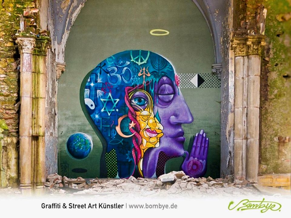 Graffiti & Street Art Künstler | Malerei Wandbild Sprayer Sprüher in Nümbrecht