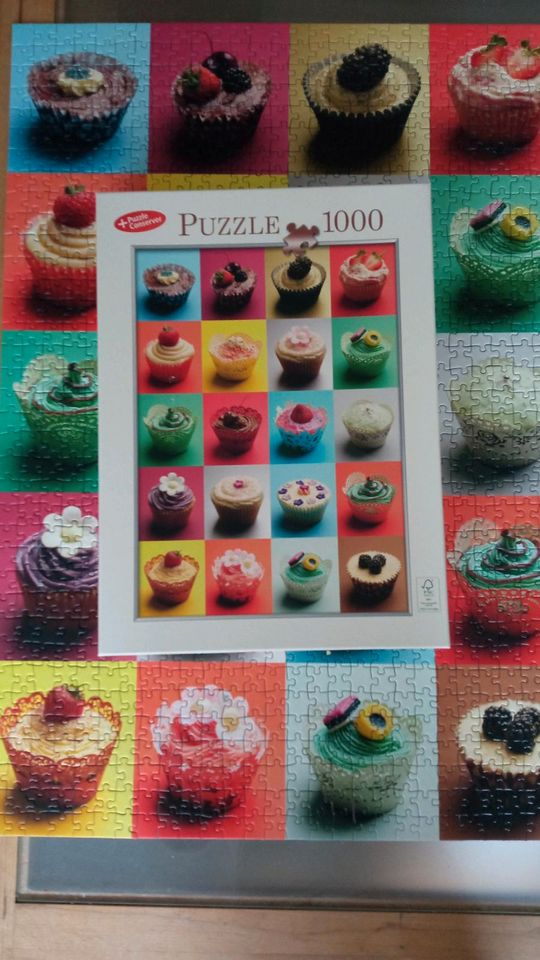 Puzzle,  1000 teile, cupcake, vollständig in Dittelbrunn