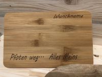 Brotzeitbrett Holz- Schneidebrett mit Wunschgravur Bayern - Arrach Vorschau