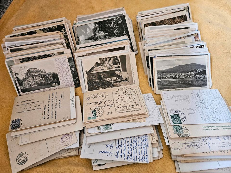 über 1000 alte Postkarten/Ansichtskarten vor 1945 Nachlass in Malschwitz