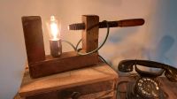 Lampe Schraubzwinge grün upcycling industrial Tischleuchte Sachsen-Anhalt - Wolmirsleben Vorschau