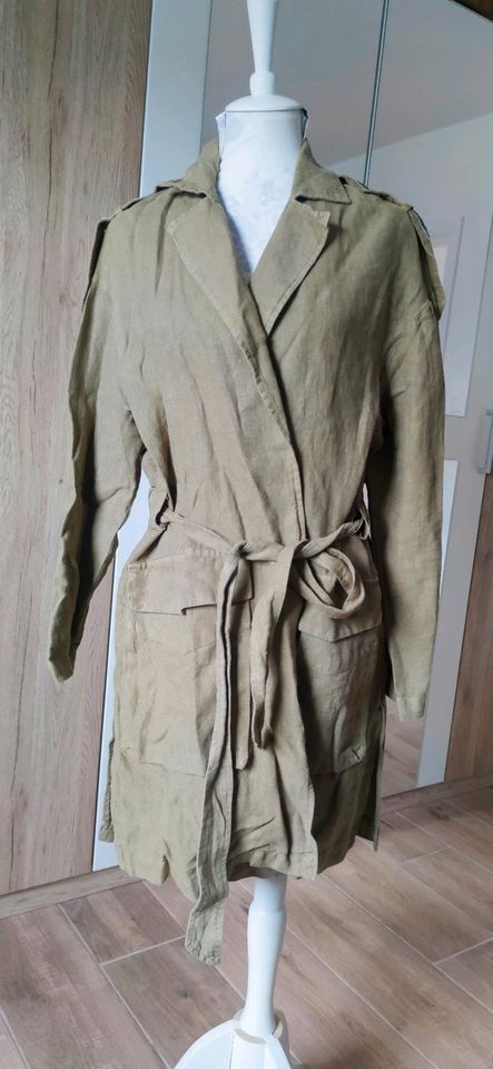 Zara Trenchcoat gr. M 100% Leinen in Langenlonsheim