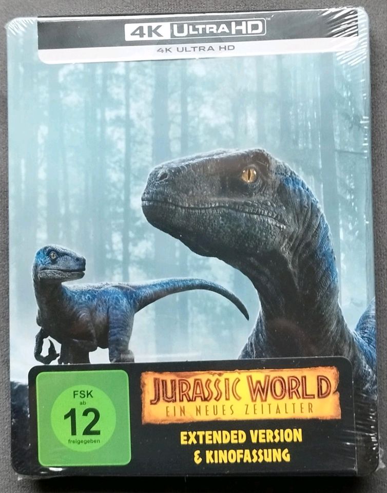 Jurassic World Ein neues Zeitalter 4K Steelbook Neu & Ovp in Bremen