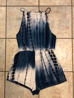 kurzer Jumpsuit Overall Einteiler blau batik Shein Gr. M Bayern - Vohburg an der Donau Vorschau