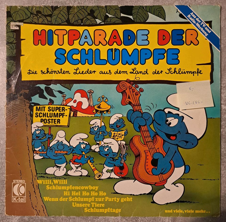 Schallplatte Schlümpfe Vinyl in Offenbach