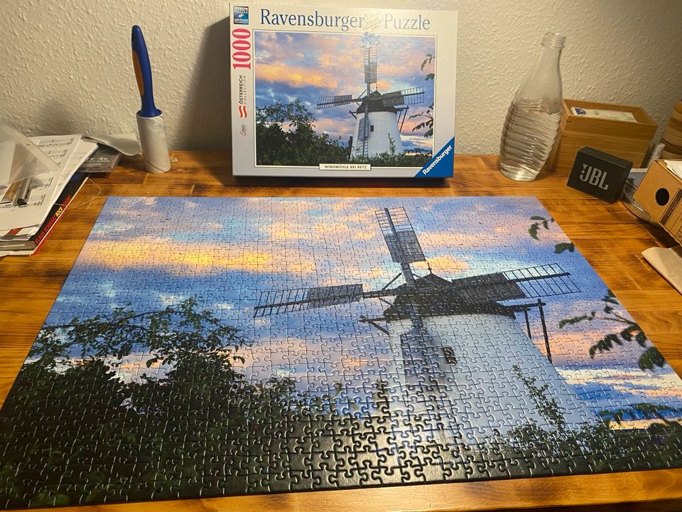 Ravensburger Puzzle Österreich Windmühle bei Retz in Wedel