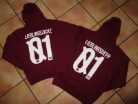 2 x Partner Hoodie Lieblingszicke Lieblingsdepp Burgund S M Rheinland-Pfalz - Montabaur Vorschau