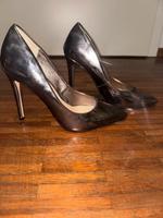 Silberne High Heels Gr. 36 Baden-Württemberg - Filderstadt Vorschau