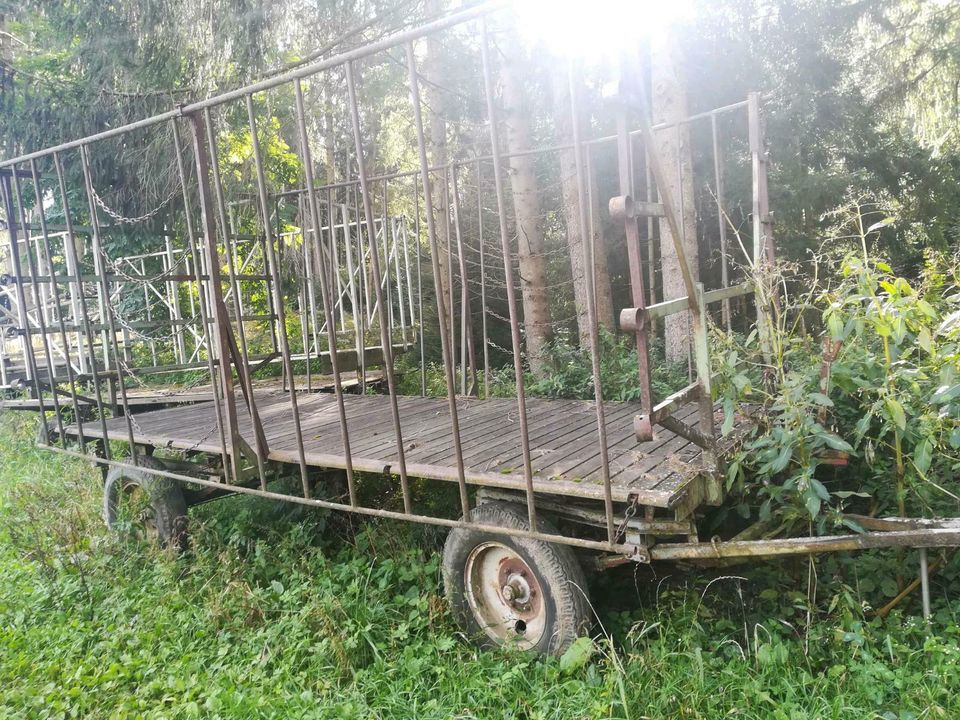 Ballenwagen, Acker Wagen, Anhänger. in Ilmmünster