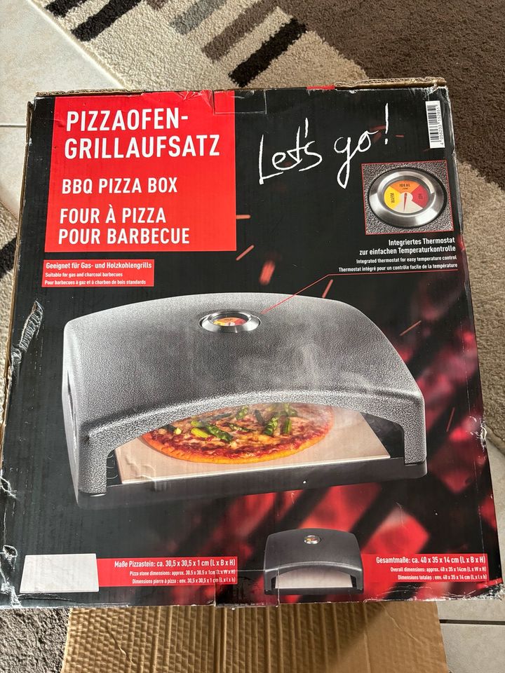 Pizzaofen-Grillaufsatz für Gas- und Holzkohlegrill in Schwäbisch Gmünd