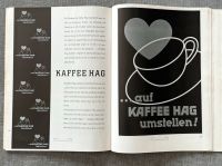 Atelier Kaffee HAG Reklame Werbung 1935 kein Emailschild Brandenburg - Peitz Vorschau