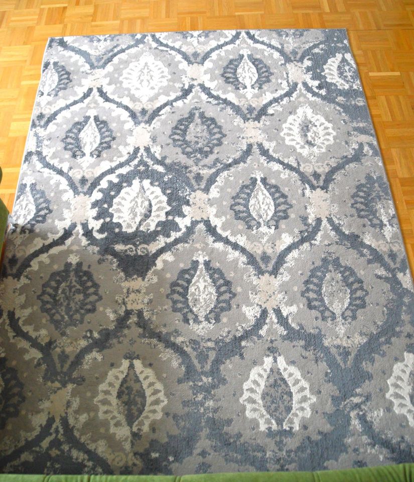 Teppich 220cm x 160cm, Grau, in gutem Zustand in Nürnberg (Mittelfr)