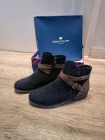 Stiefeletten Tom Tailor blau braun Gr. 39 NEU OVP Nordrhein-Westfalen - Bergheim Vorschau