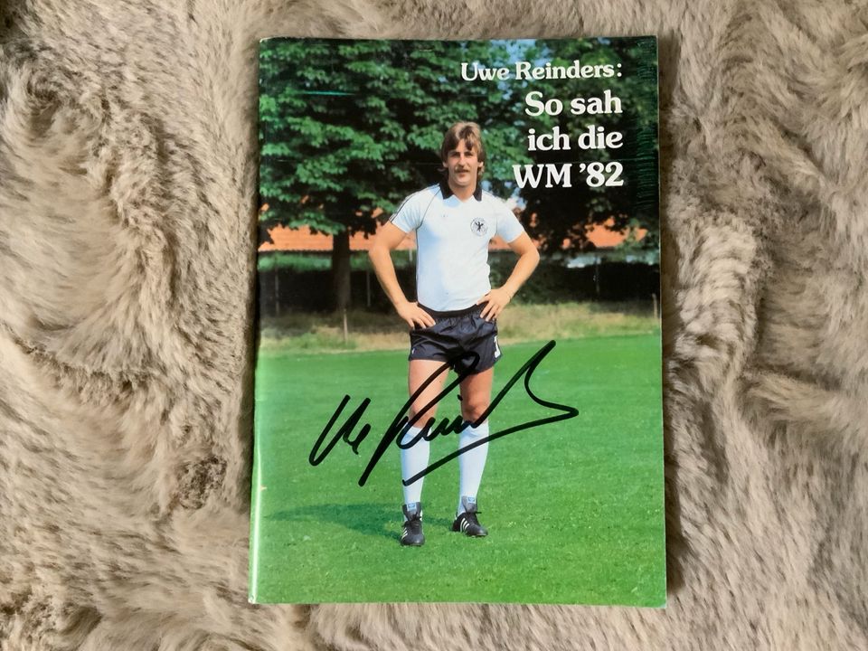 WM 1982 Paul Breitner Autogramm, Sammelheft Bergmann Duplo in Wuppertal