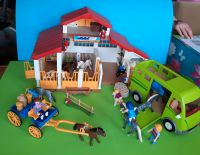 Playmobil Set Reiterhof mit Pferdefuhrwerk und Transporter Sachsen - Annaberg-Buchholz Vorschau