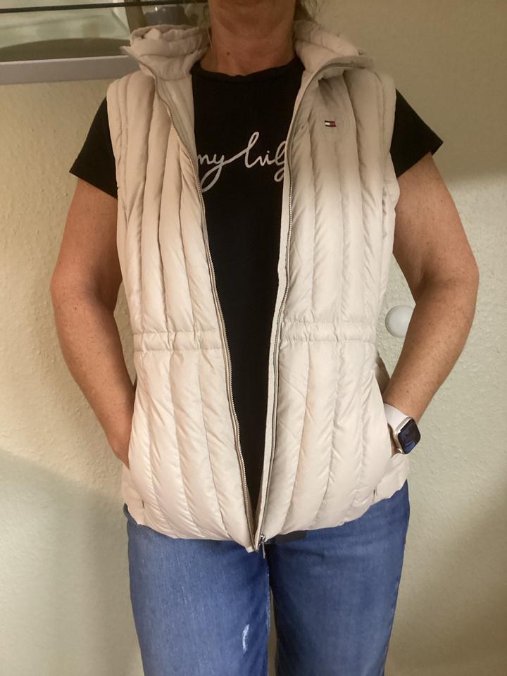 Daunen Weste v.Tommy Hilfiger Gr.S Creme Beige Neu m.Etiketten in Osnabrück