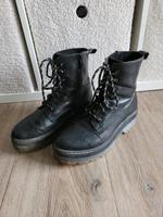 Leder Stiefeletten von Tamaris schwarz mit Reißverschluss Nordrhein-Westfalen - Much Vorschau