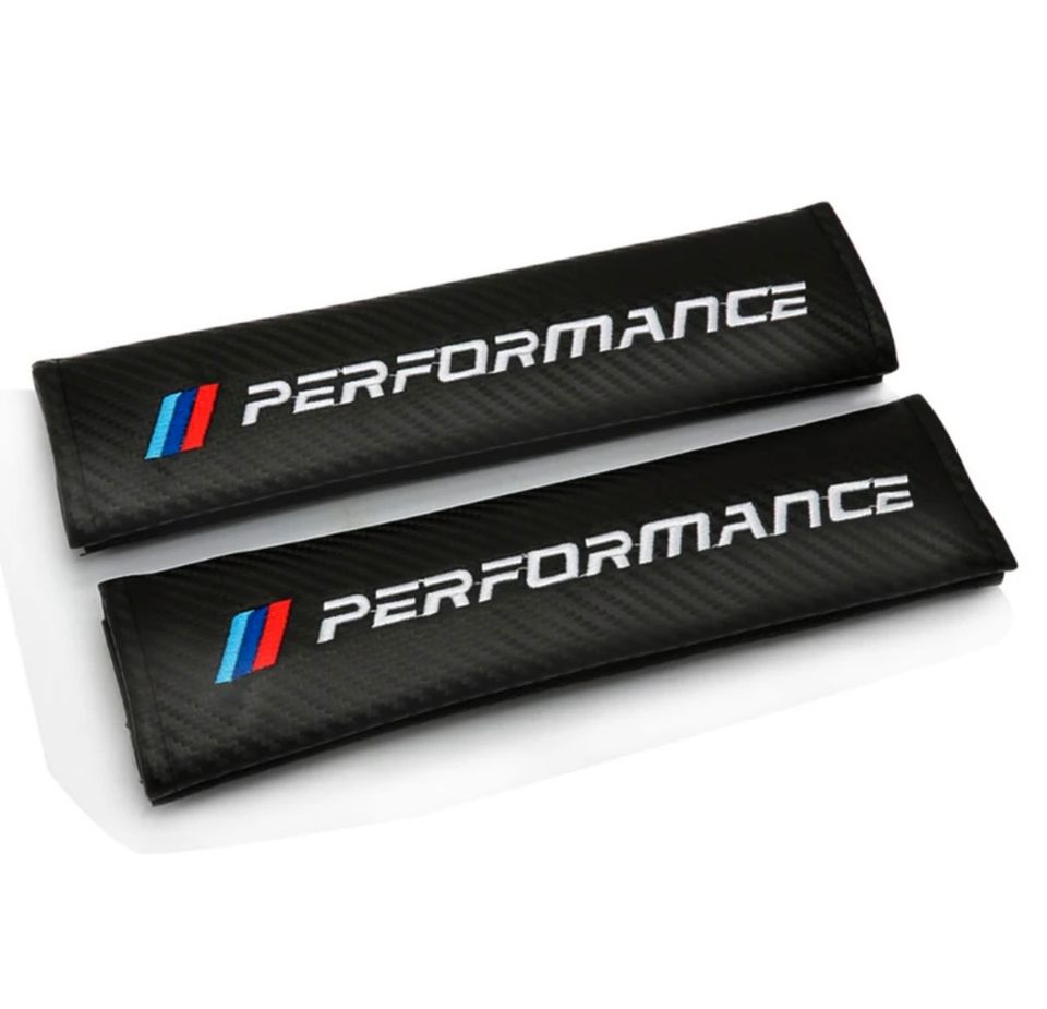 2x Gurtschutz Carbon universal Performance E90 E91 E92 E93 E81 in Merzig