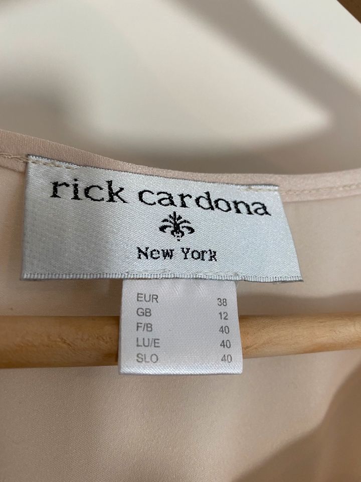 Rick Cardona 38-40/M-L Bluse Shirt Creme Rosé Street One wNEU in Düsseldorf