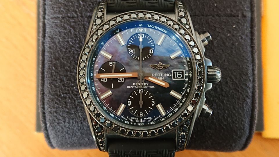 Breitling Bentley Chronomat 38 Bentayga Black Diamonds in Berlin