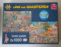 Puzzles van Haasteren Music Shop und Holiday ... 2x 1000 Teile Niedersachsen - Sassenburg Vorschau