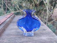 Vintage Ingrid Glas Vase mit Flohbiss, 70ger jahre Thüringen - Waltershausen Vorschau