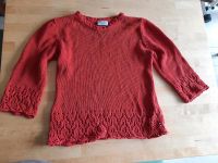 Roter Baumwoll-Pullover Gr. S gestrickt von Canda Nordrhein-Westfalen - Büren Vorschau