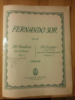 Gitarrennoten Fernando Sor Op.31  24 Studien für Anfänger Heft 1 Baden-Württemberg - Sinsheim Vorschau