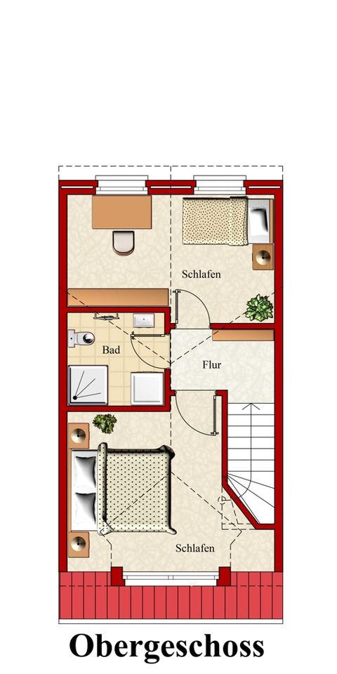 Reihenmittelhaus als Feriendomizil in Butjadingen