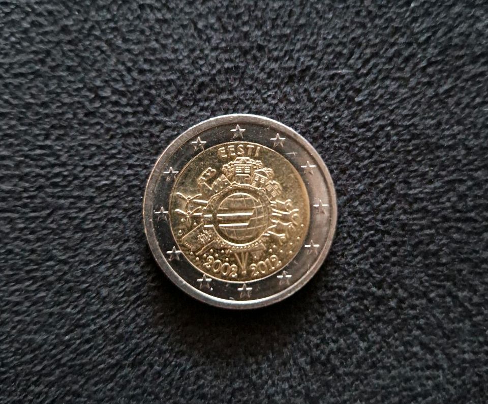 2 Euro Münze EESTI 2002 2012 in Wuppertal