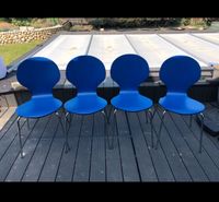 4 blaue Stühle Holz Crome Nordrhein-Westfalen - Elsdorf Vorschau