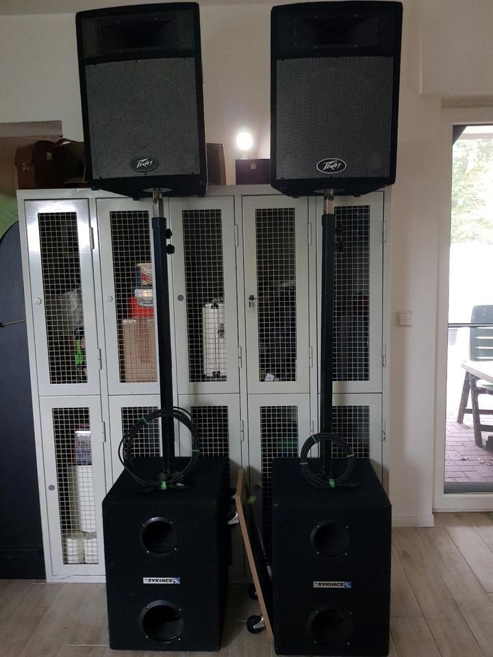 Syrincs MM 12B Pa Subwoofer / Bass Rcf L12p300 Peavey  pro in Barßel