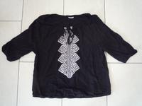 Shirt mit Muster in schwarz von Laura Torelli Gr. 46 Saarland - Homburg Vorschau