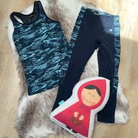 Sport Leggings Top blau Turnen Gr. 146 / 152 West - Nied Vorschau