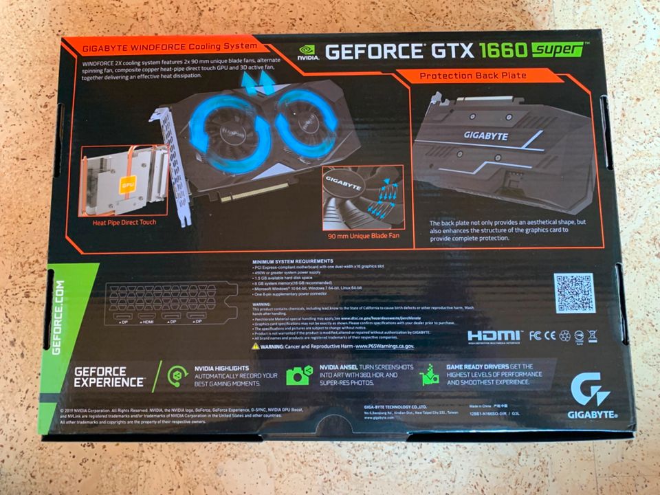 Gigabyte Geforce GTX 1660 Super OC 6GB Grafikkarte in Großostheim