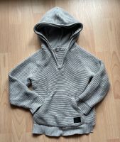 H&M Strickpulli Hoody 110/116 Kapuze grau Reißverschluss Hessen - Büdingen Vorschau