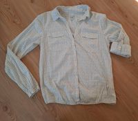 Tom Tailor Schlupfbluse, Baumwollmischung weiß/beige, Gr. 36 Bayern - Weidenbach Vorschau