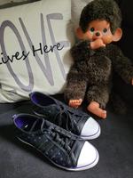 Adidas Sleek Series Turnschuhe Sneaker schwarz lila Punkte 39 Sachsen - Aue Vorschau