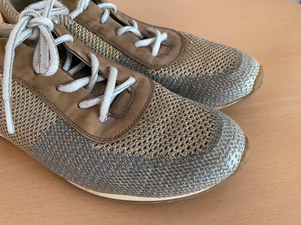 Paul Green Sneakers 6/39 Schuhe Gold/Grau/Khaki wie NEU in Düsseldorf