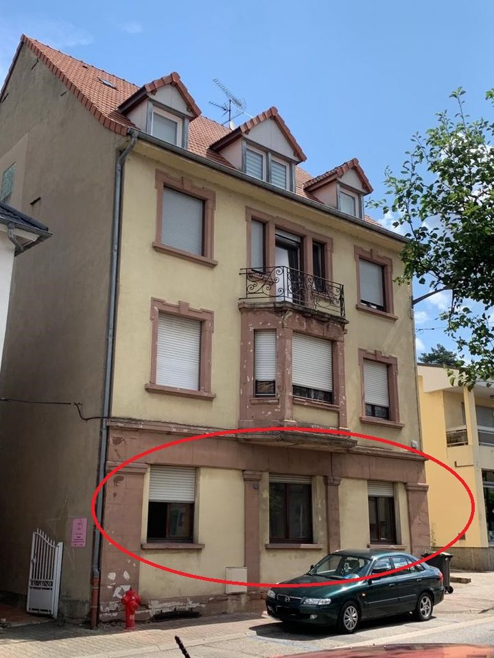 Wohnung im Erdgeschoss für Investoren in Petite-Rosselle/Frankreich in Saarbrücken