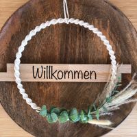 Makramee Dekokranz „Willkommen“, in vielen Farben möglich! Hessen - Lützelbach Vorschau