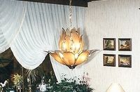 Wohnzimmer Lampe, hartvergoldet Bayern - Untermeitingen Vorschau