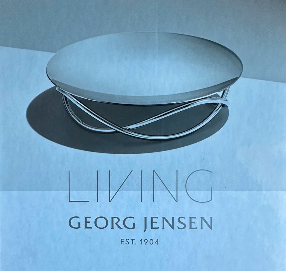 Edelstahl Schale Georg Jensen dän. Design neuwertig in Stuhr