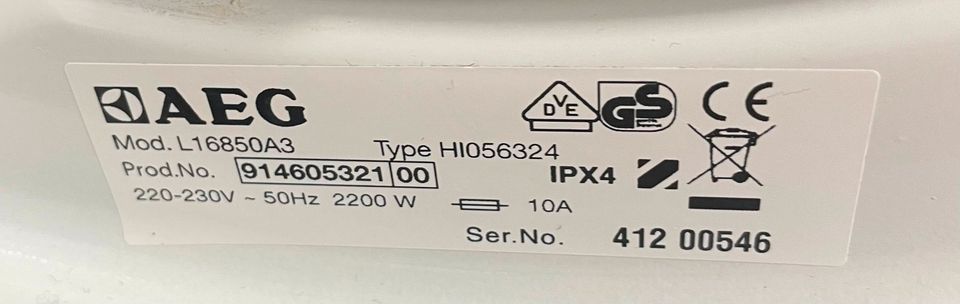 AEG L16850A3 I WASCHTROCKNER I 7KG WASCHEN I 4KG TROCKEN I SUPER I DISPLAY in Berlin