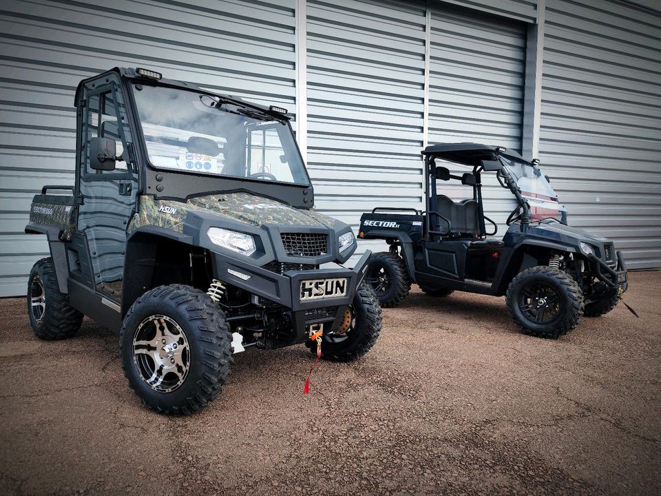 ⚠️HiSUN Sector 550 Camoflage⚠️ Kabine mit Heizung, UTV, 4x4 Geländefahrzeug, Jagdfahrzeug, Offroad, Freizeit, Camping, Forstfahrzeug, Agrarfahrzeug in Eisleben