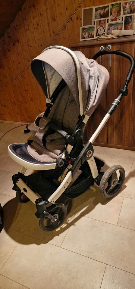 Kombi Kinderwagen Hartan Racer GTX + regenschutz + fusssack +++ in Mainleus