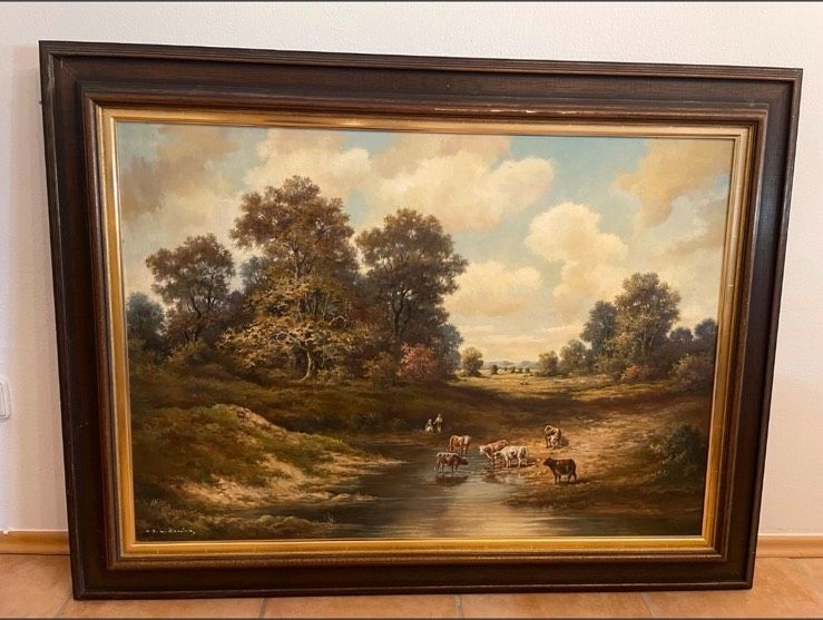 Gemälde (Alfons Maria Speier) 1,24x0,94m in Nabburg