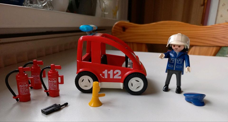 Brandmeisterfahrzeug, Playmobil 3177, Rarität.  mit Zubehör. in Berlin