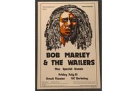 Poster BOB MARLEY LIVE Berkeley USA 1978 Konzert Plakat reggae Brandenburg - Ahrensfelde Vorschau